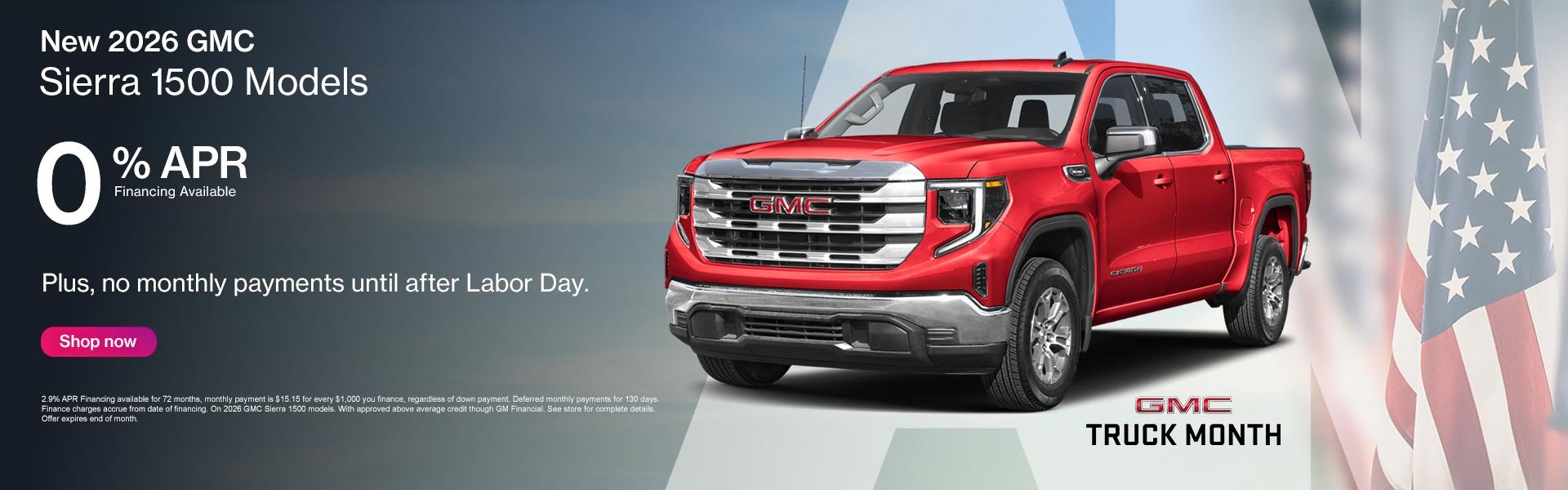 New 2026 GMC Sierra 1500 Models
